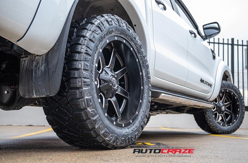 FORD RANGER MAVERICK GLOSS BLACK MILLED ACCENTS